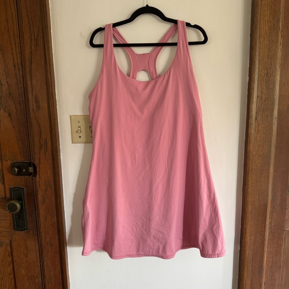 HALARA Pink Racerback Mini Dress